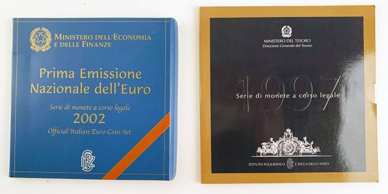 Repubblica Italiana. Interessante Lotto Composto da N. 8 Serie Divisionali in Fdc (con Argenti): ...