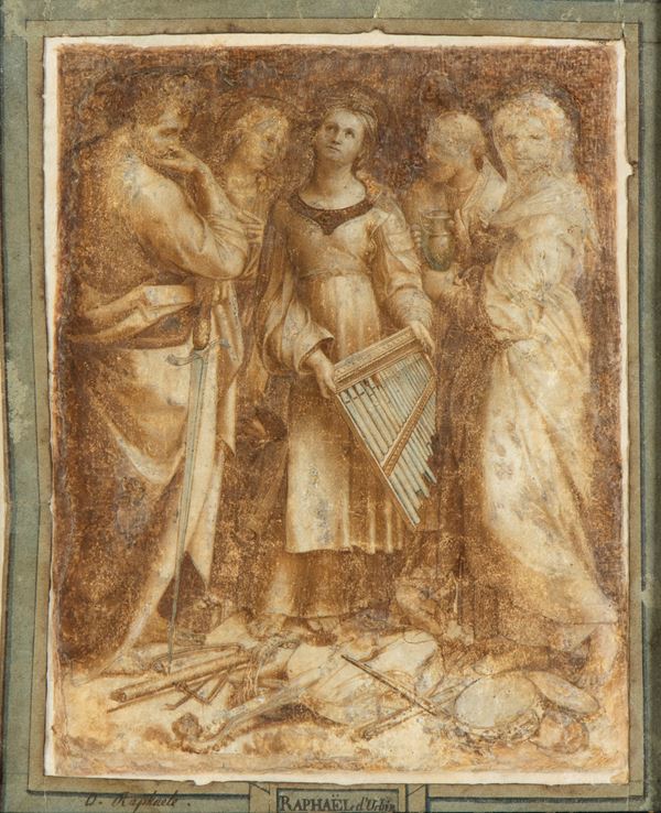 Raffaello Sanzio -  Ecstasy of Saint Cecilia