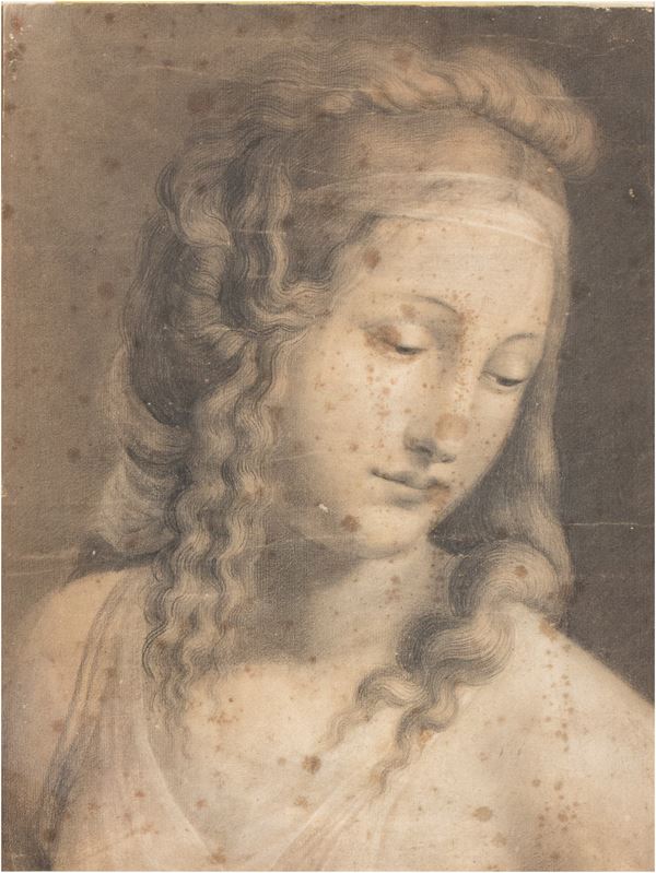 Scuola romana, XVIII - XIX secolo - Bust of Sibyl