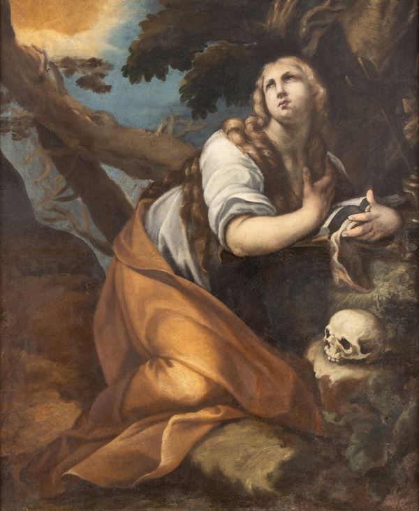 Scuola napoletana, fine XVII - primo quarto del XVIII secolo - Penitent Mary Magdalene