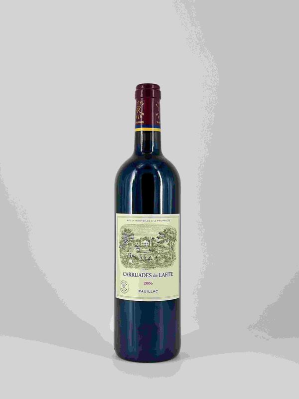 S.C. De Château Lafite Rothschild, Carruades de Lafite...  - Auction Vini e Distillati. Pregiati da Collezione e d'Annata. - Bertolami Fine Art - Casa d'Aste