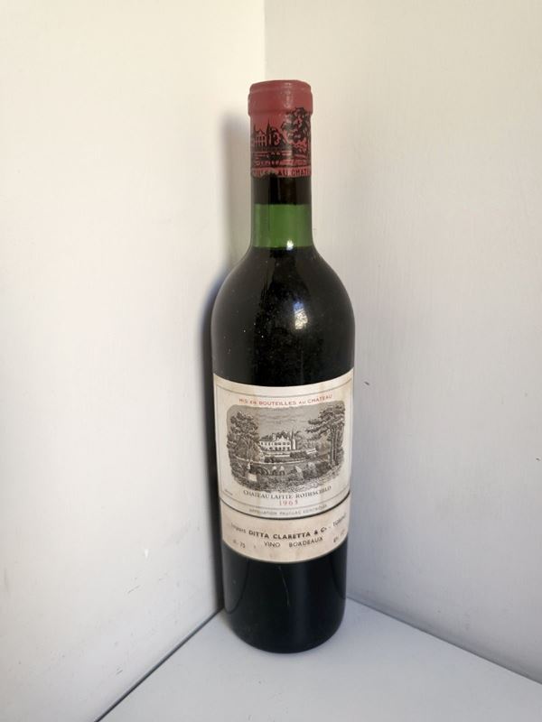 Château Lafite Rothschild, Premier Grand Cru Classé...  - Auction Vini e Distillati. Pregiati da Collezione e d'Annata. - Bertolami Fine Art - Casa d'Aste