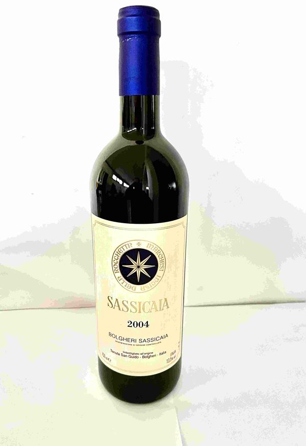 Tenuta San Guido Bolgheri, Sassicaia...  - Asta Vini e Distillati. Pregiati da Collezione e d'Annata. - Bertolami Fine Art - Casa d'Aste