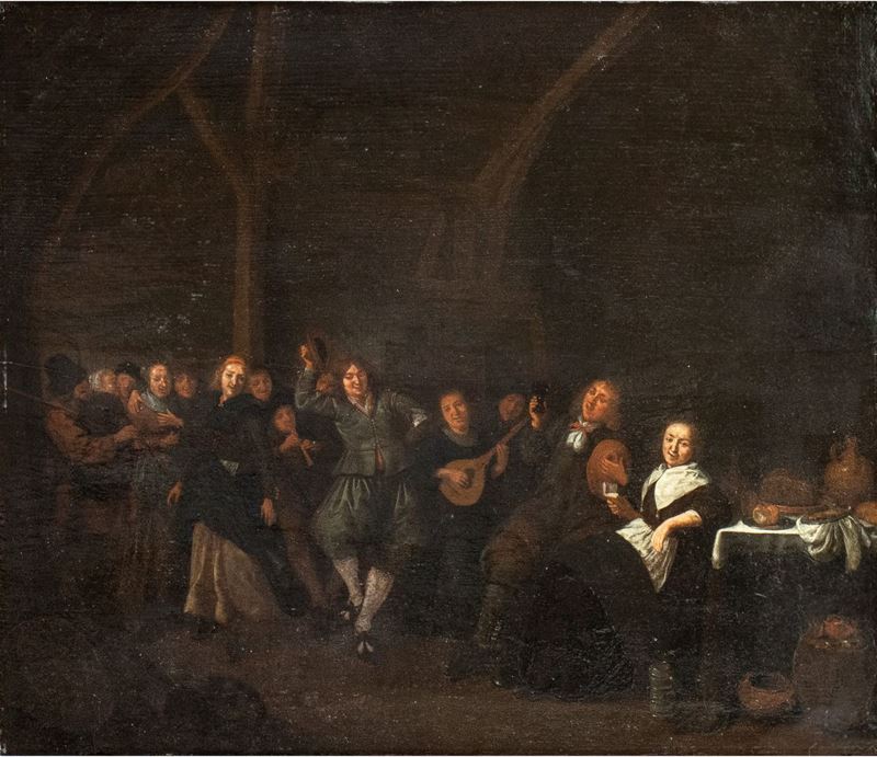 Jan Miense Molenaer - Interno con Danzatori e Musici