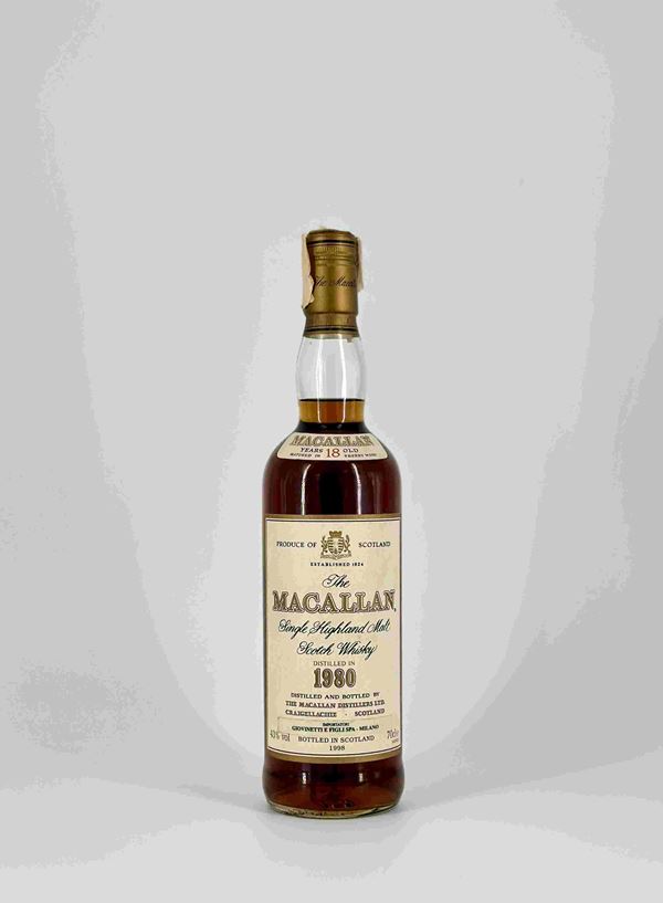 The Macallan 18 Year Old Sherry Oak Single Malt Scotch Whisky...