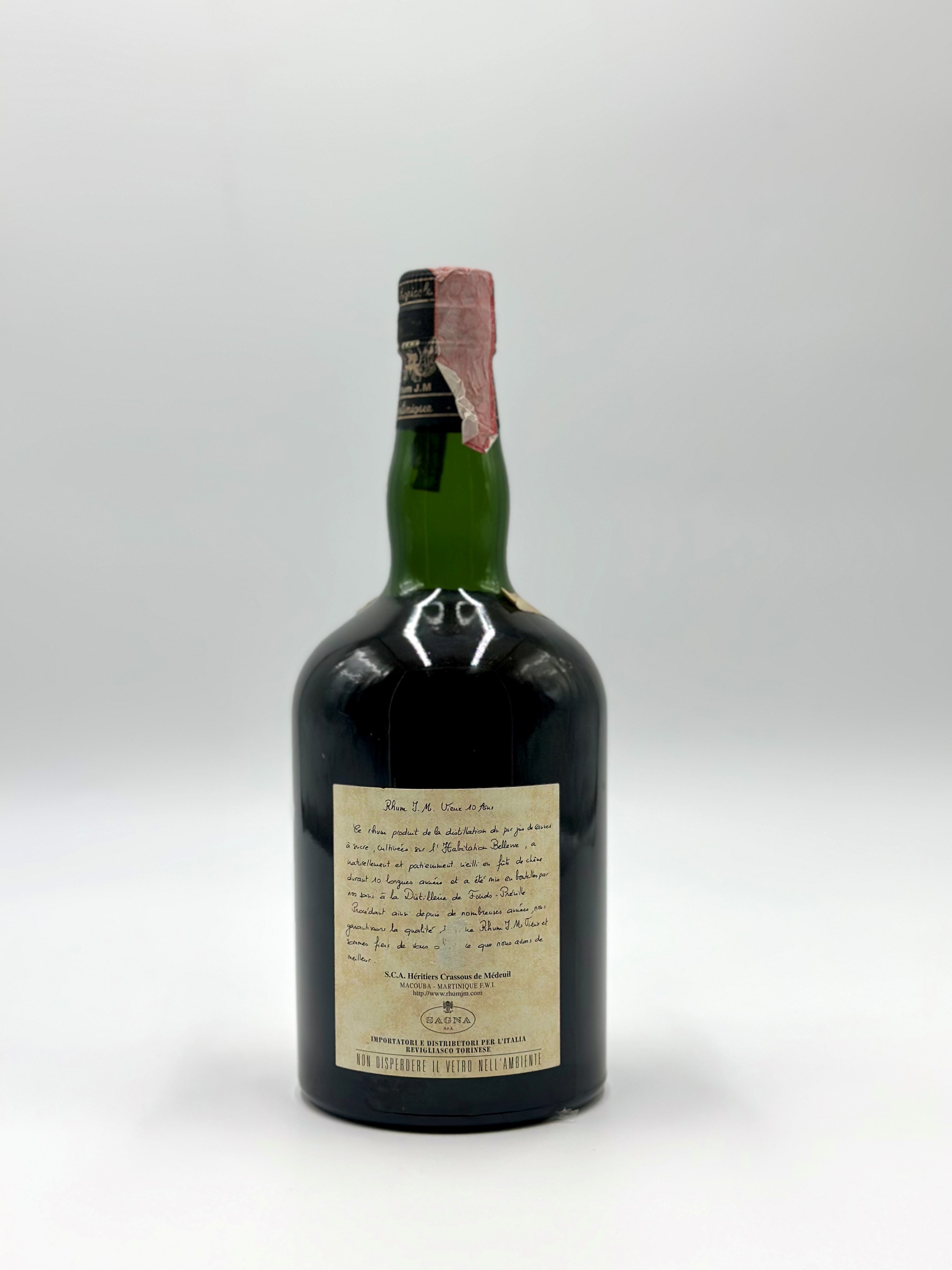 j.M Rhum Vieux Agricole Millesime