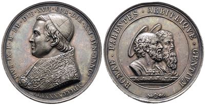 Stato Pontificio. Pio IX (1846-1878). Medaglia Annuale 1846 Elezione al Pontificato. Ag; 33,70gr;...