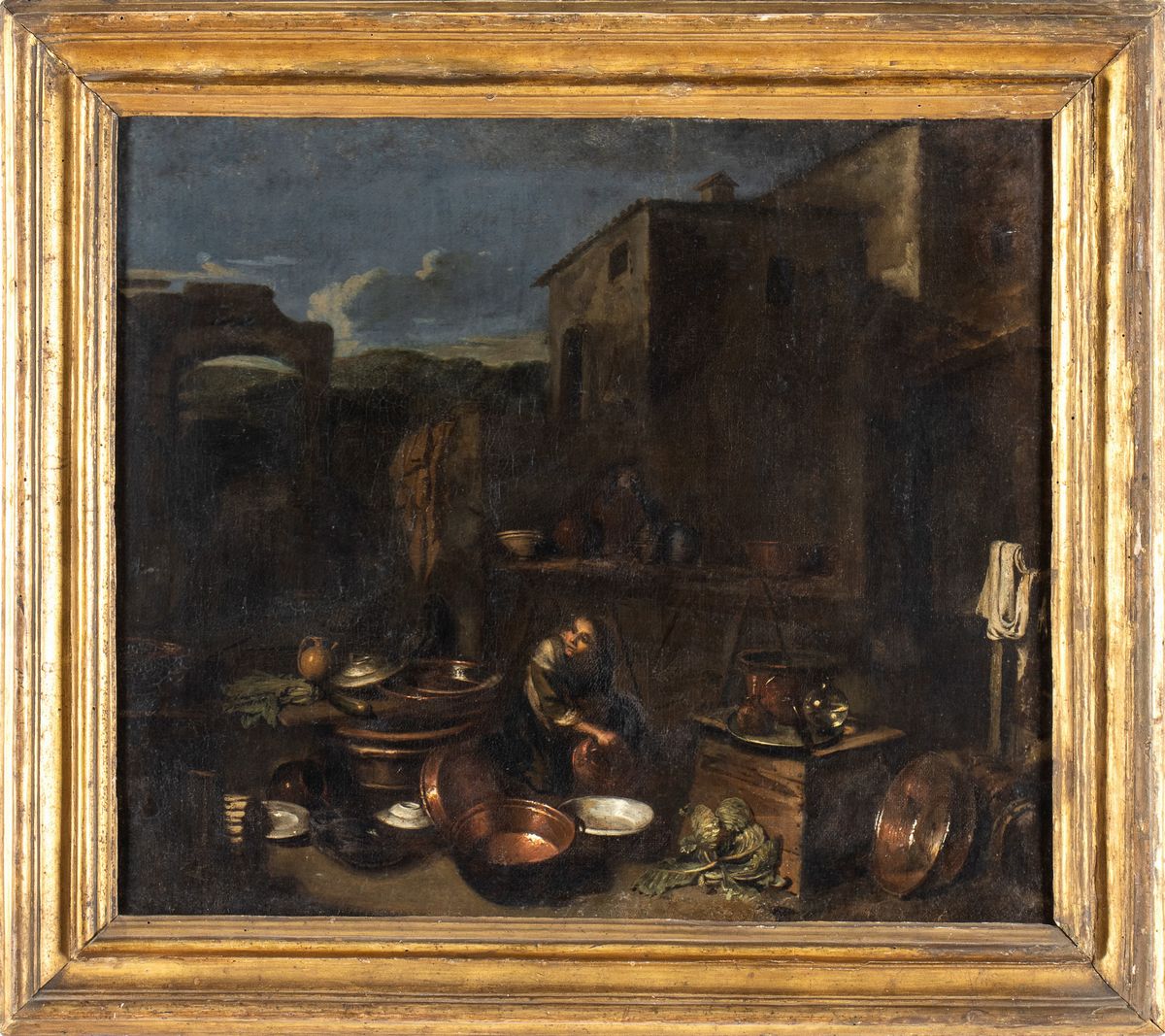 Gian Domenico Valentino - Venditrice di Suppellettili di Rame