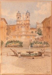 FILIPPO ANIVITTI - La scalinata di Trinità dei Monti