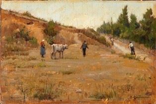 Paesaggio con Figure, 1937
