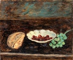 ARTURO TOSI - Still life with grapes...