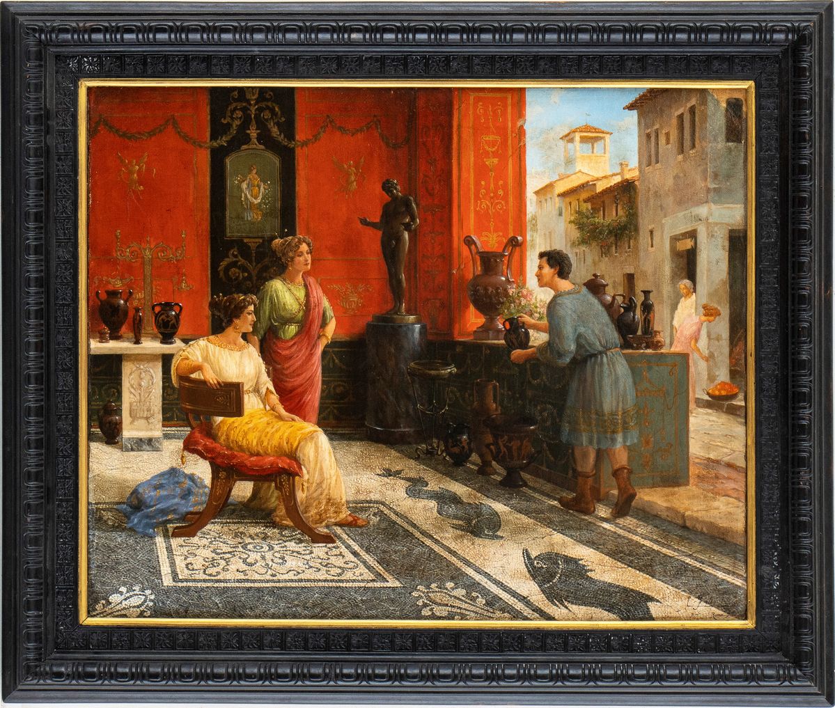 Edoardo Ettore Forti - Scena Pompeiana