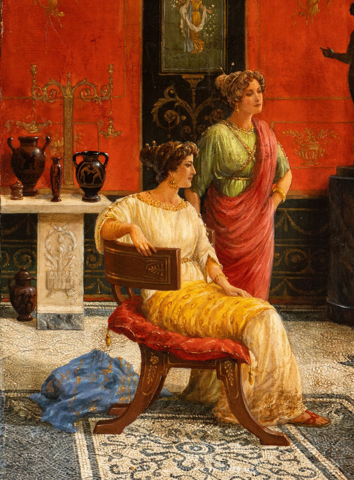 Edoardo Ettore Forti - Scena Pompeiana