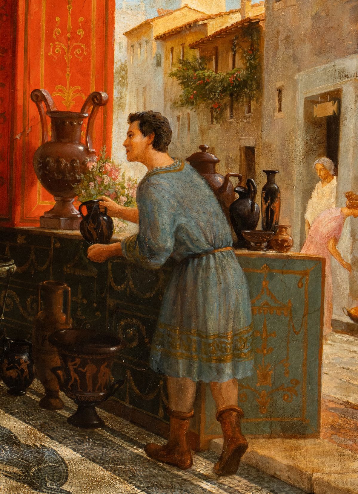 Edoardo Ettore Forti - Scena Pompeiana