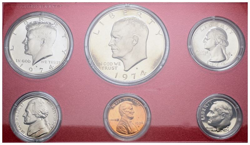 Usa. Coin Set 1974. Proof