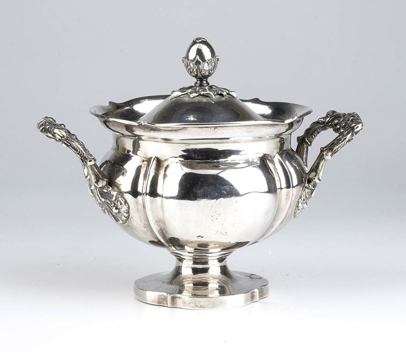 Zuccheriera Italiana in Argento - Regno di Sardegna, Torino 1824-1872...