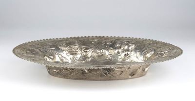 Cestino Svedese in Argento - Stoccola 1837, Maestro Argentiere Gustav Mollenber