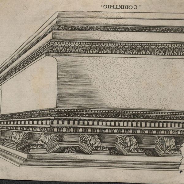 Fragment of Corinthian Entablature...