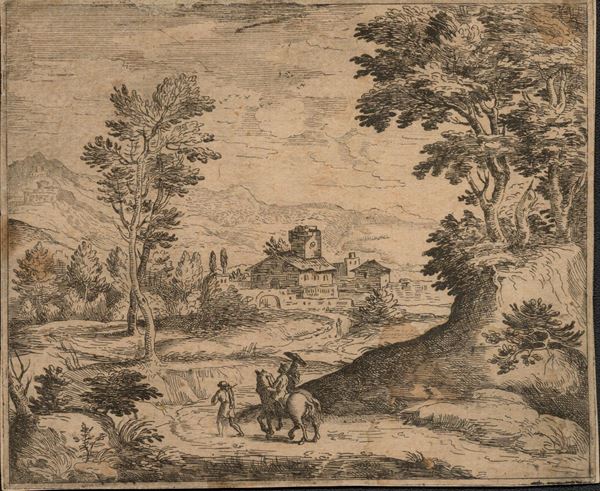 Giovanni Francesco Grimaldi (1606-1680) - Landscape...