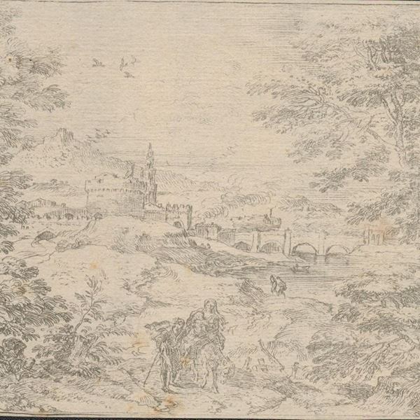 Adriaen van der Cabel (1631-1705)? - Landscape ...