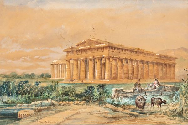 EDOARDO ROSKILLY - Neptune temple in Paestum