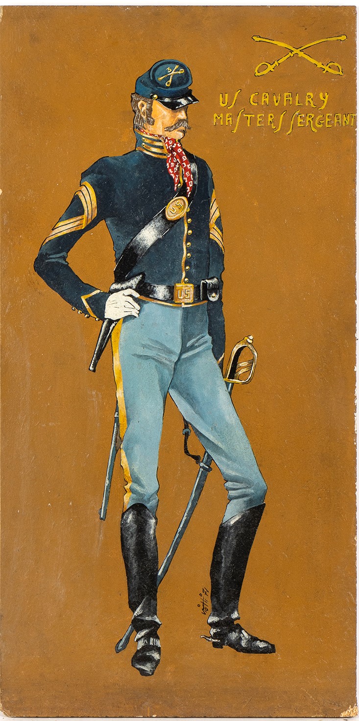 Andrea Viotti (1947) Lotto di Cinque Pannelli Decorati con Immagini di Personag
