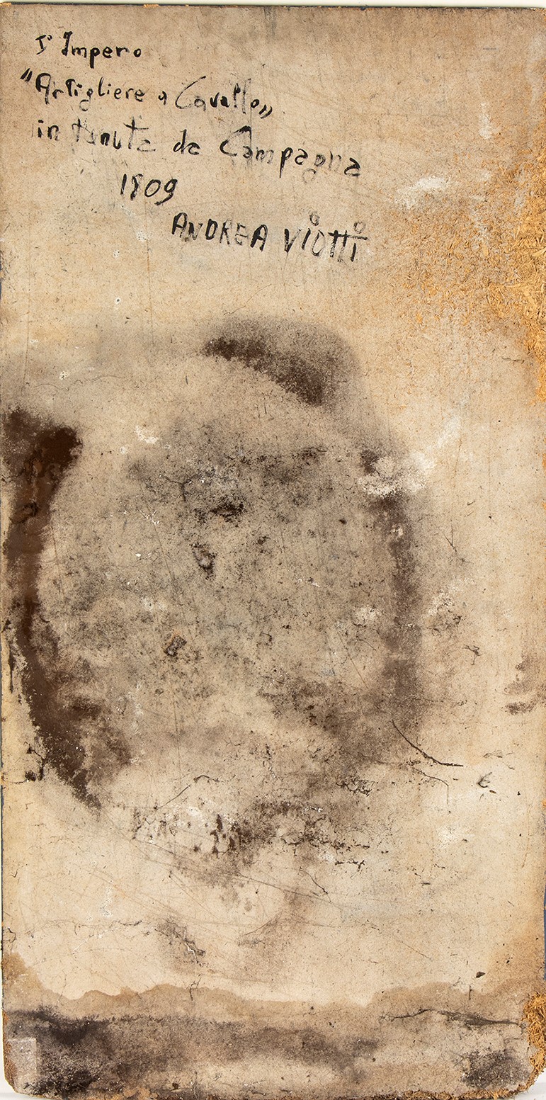 Andrea Viotti (1947) Lotto di Cinque Pannelli Decorati con Immagini di Personag