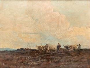 ALBERTO CAROSI - The herdsmen with oxen