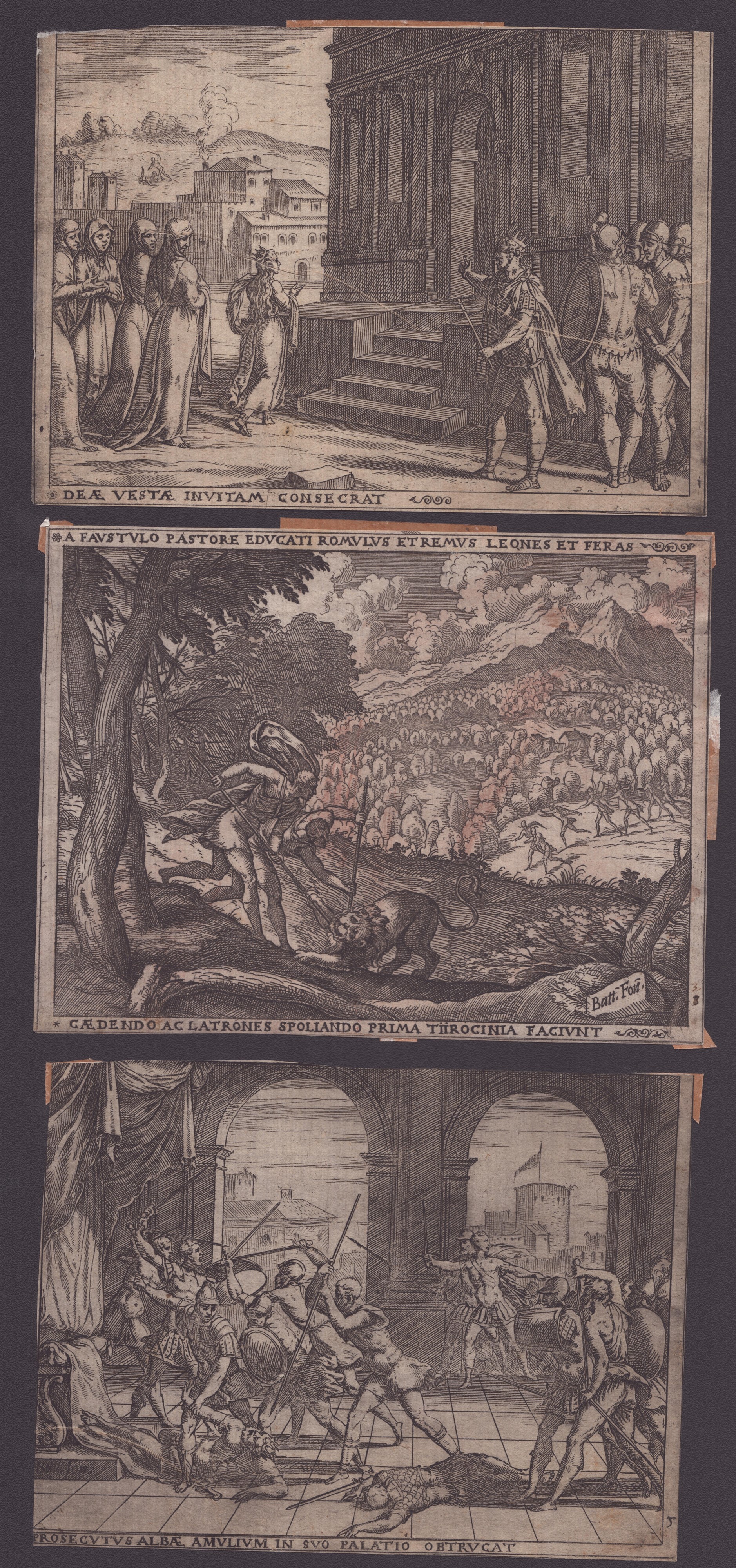 Giovanni Battista Fontana (1524-1587) - La Storia di Romolo e Remo
