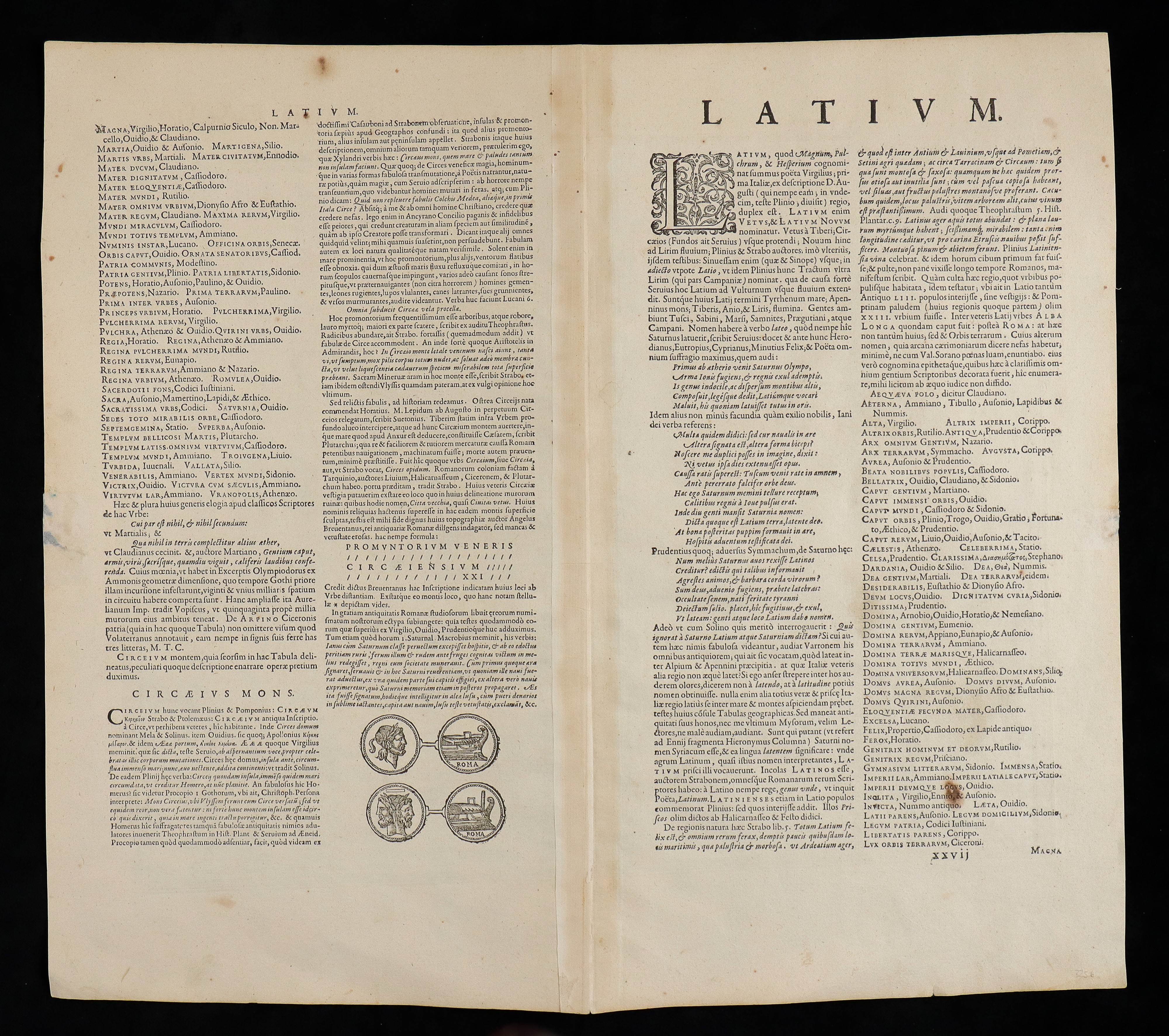 Abraham Ortelius - Latium