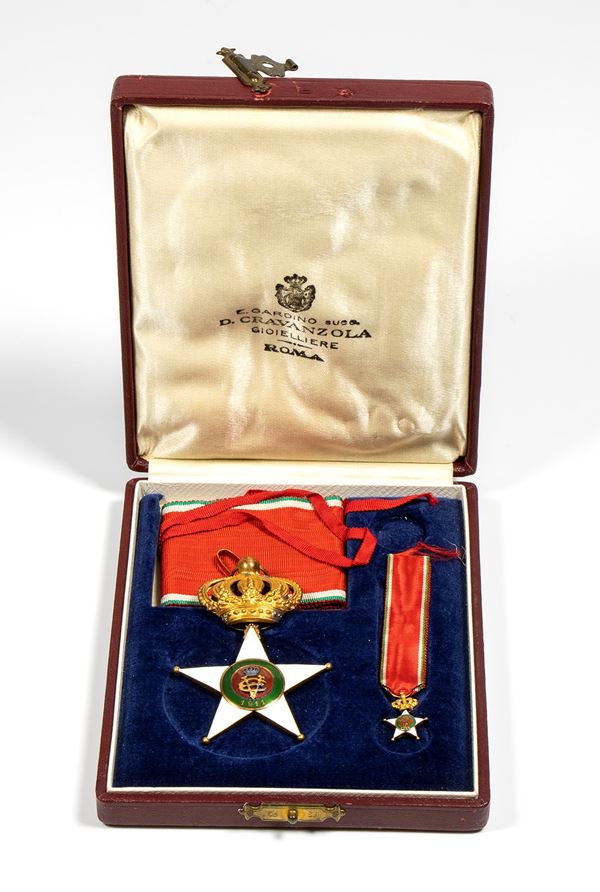 ITALY, Kingdom
Order of the Colonial Star, Commander's insignia...