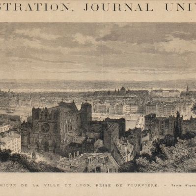 Vue Panoramique della Ville de Lyon ...