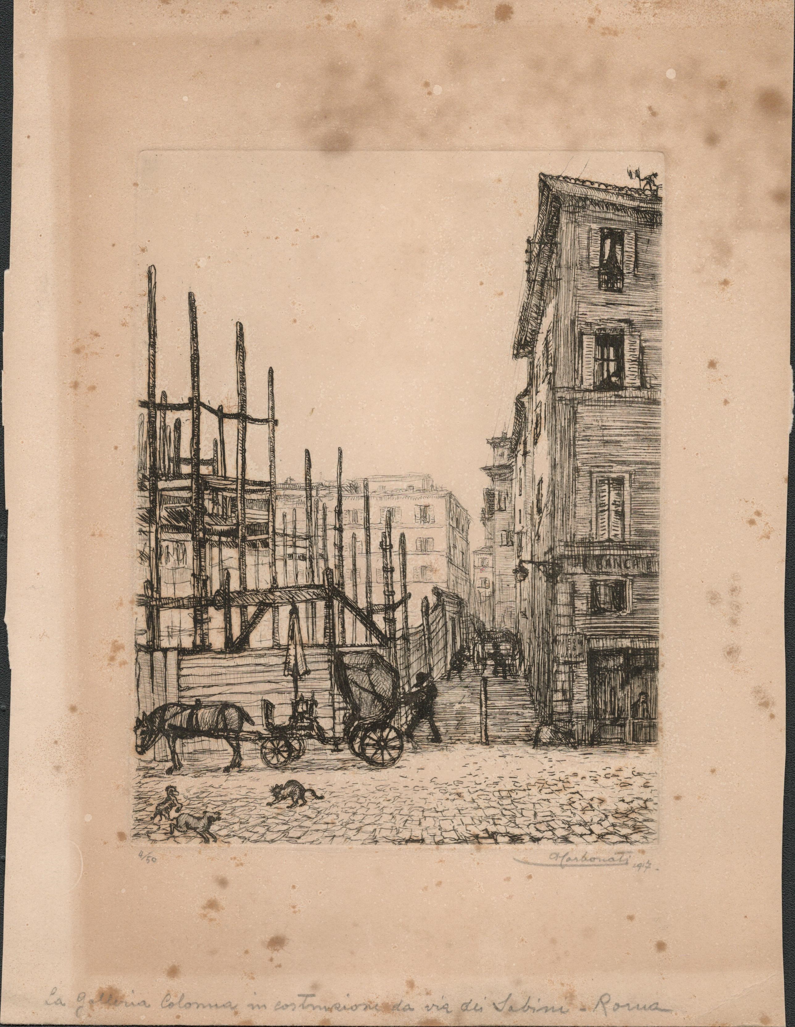Antonio Carbonati - Lotto di Tre Scorci di Roma