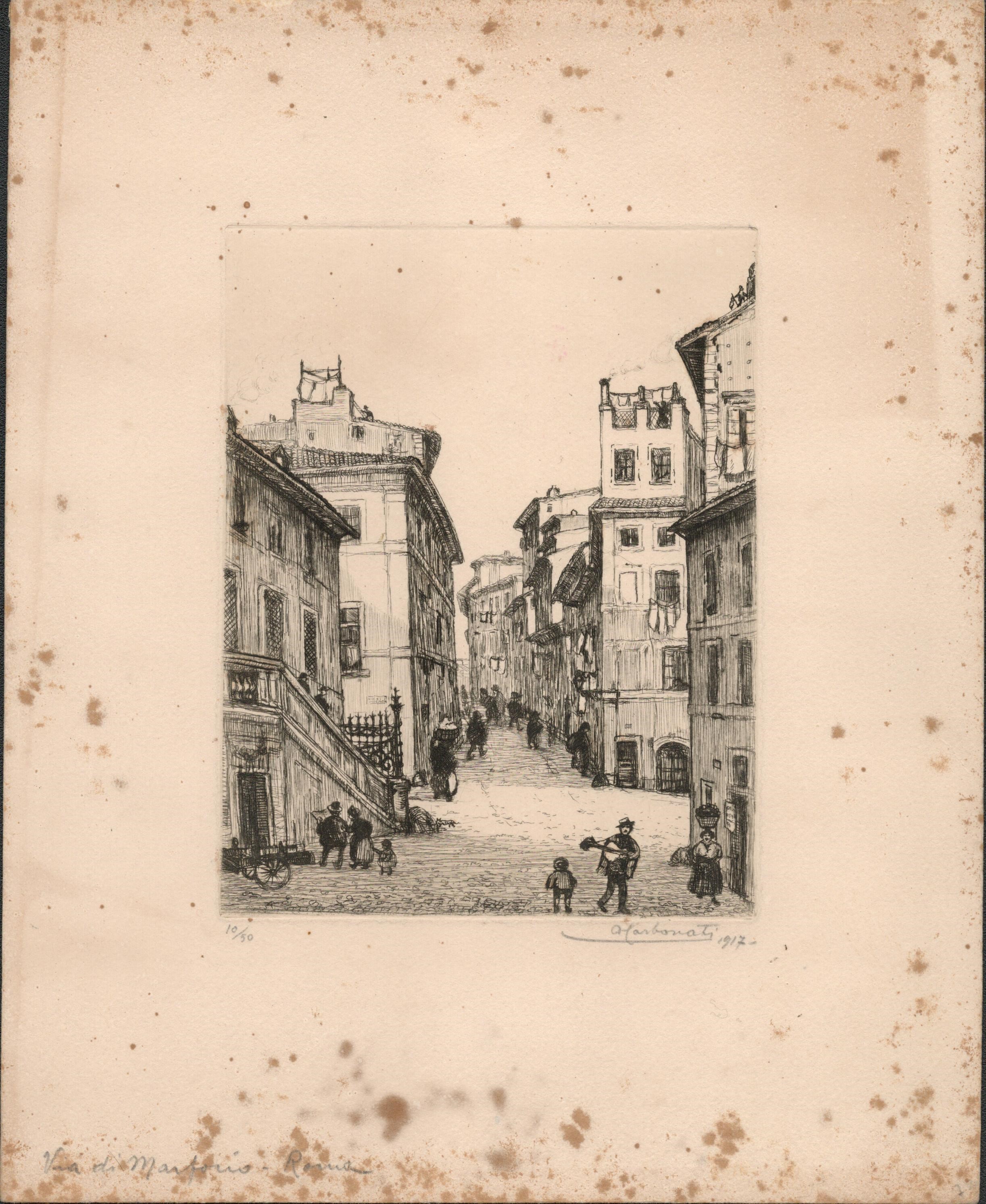 Antonio Carbonati - Lotto di Tre Scorci di Roma