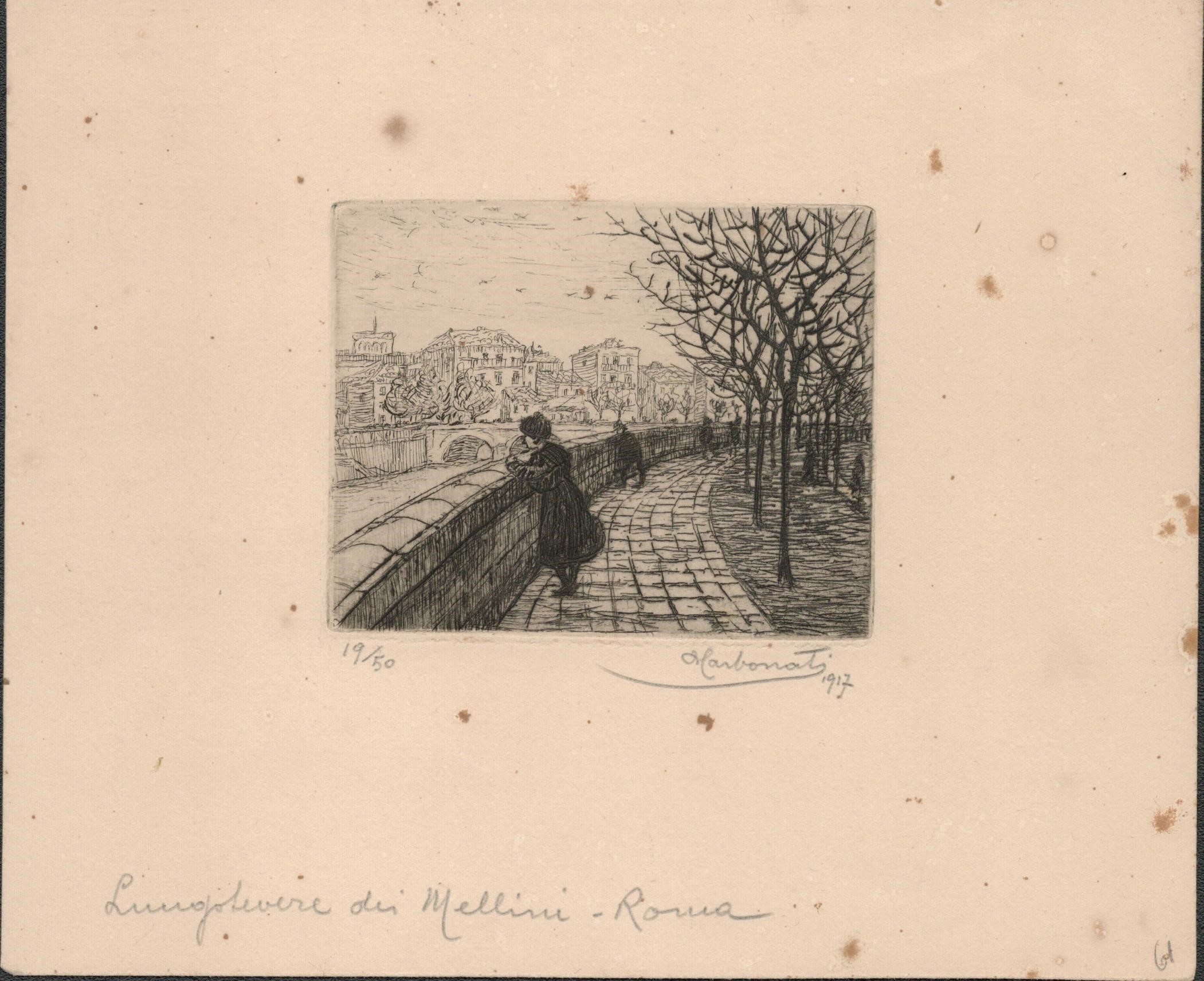 Antonio Carbonati - Lotto di Tre Scorci di Roma