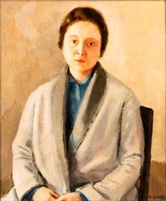 VIRGILIO GUIDI - Portrait of his wife