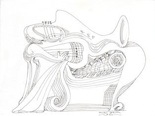 ANDR&#201;  MASSON - Untitled, 1942...