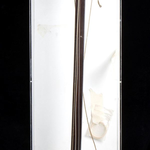 LIUTO SHAMISEN IN LEGNO E PELLE  - Asta Arte Asiatica e Tribale - Bertolami Fine Art - Casa d'Aste