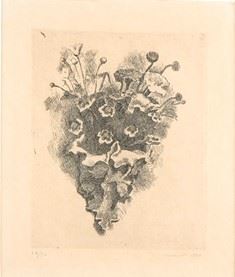 GIORGIO MORANDI - Cornetto con fiori di campo, 1924...