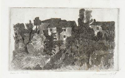 Il Poggio di Sera (recto), il Poggio al Mattino (verso)