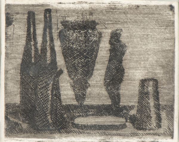 GIORGIO MORANDI - Still life with figurine, 1922